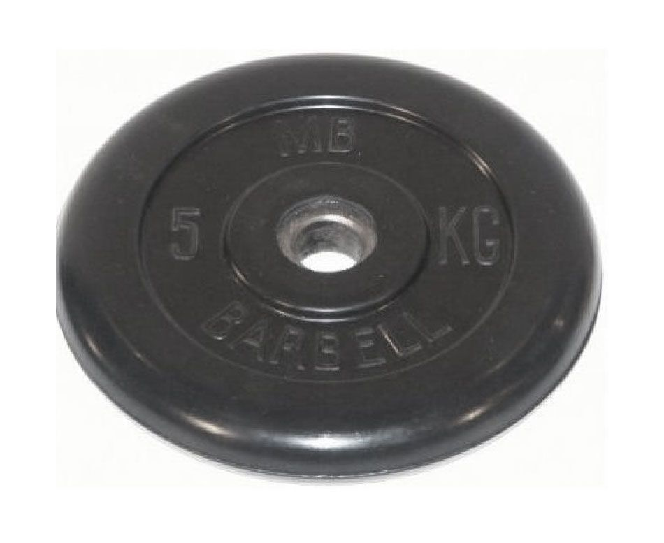 (металлическая втулка) 5 кг / диаметр 51 мм в Уфе по цене 2898 ₽ в категории диски (блины) для штанг и гантелей MB Barbell