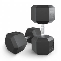 UnixFit гексагональная 47.5 кг из каталога обрезиненных гантелей в Уфе по цене 15220 ₽