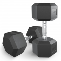 UnixFit гексагональная 30 кг из каталога обрезиненных гантелей в Уфе по цене 9270 ₽