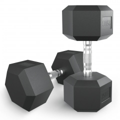 UnixFit гексагональная 25 кг из каталога обрезиненных гантелей в Уфе по цене 7910 ₽
