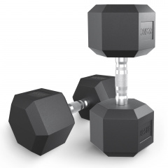 UnixFit гексагональная 22.5 кг из каталога обрезиненных гантелей в Уфе по цене 7310 ₽