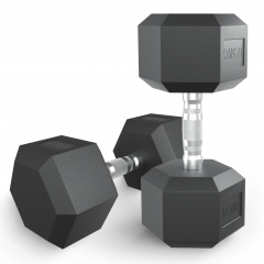 UnixFit гексагональная 17.5 кг из каталога обрезиненных гантелей в Уфе по цене 5950 ₽