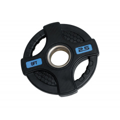 Original FitTools черный с двумя хватами 2,5 кг из каталога дисков для штанги с посадочным диаметром 50 мм. в Уфе по цене 1290 ₽