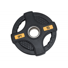 Original FitTools черный с двумя хватами 5 кг из каталога дисков для штанги с посадочным диаметром 50 мм. в Уфе по цене 2590 ₽