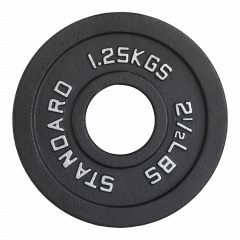 VictoryFit 1,25 кг чугунный окрашенный VF-SC510125 из каталога дисков для штанги с посадочным диаметром 50 мм. в Уфе по цене 430 ₽