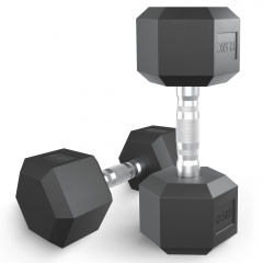 UnixFit гексагональная 12.5 кг из каталога обрезиненных гантелей в Уфе по цене 4510 ₽