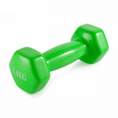 VictoryFit 1,5 кг.  1 шт. VF-DV015 из каталога виниловых гантелей в Уфе по цене 430 ₽