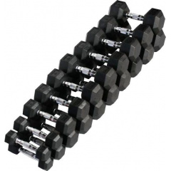 VictoryFit от 1-10 кг VF-SET110 10 пар из каталога гантельных рядов в Уфе по цене 33490 ₽