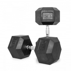 VictoryFit гексагональная VF-H500 (50 кг) 1 шт. из каталога обрезиненных гантелей в Уфе по цене 14540 ₽