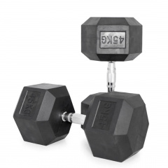 VictoryFit гексагональная VF-H450 (45 кг) 1 шт. из каталога обрезиненных гантелей в Уфе по цене 13090 ₽