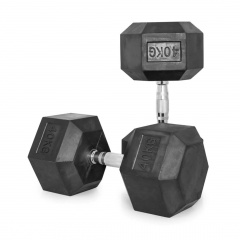 VictoryFit гексагональная VF-H400 (40 кг) 1 шт. из каталога обрезиненных гантелей в Уфе по цене 11650 ₽