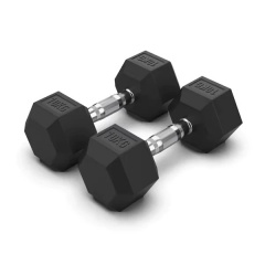 VictoryFit гексагональная VF-H100 (10 кг) 1 шт. из каталога обрезиненных гантелей в Уфе по цене 2980 ₽