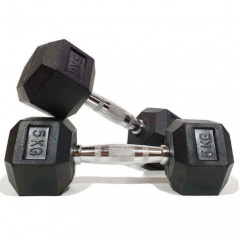 VictoryFit гексагональная VF-H050 (5 кг) 1 шт. из каталога обрезиненных гантелей в Уфе по цене 1530 ₽