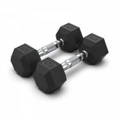 VictoryFit гексагональная VF-H040 (4 кг) 1 шт. из каталога обрезиненных гантелей в Уфе по цене 1360 ₽