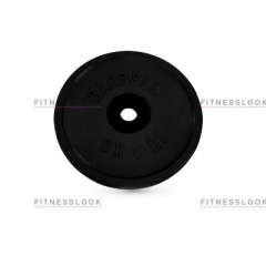 MB Barbell евро-классик черный - 50 мм - 15 кг из каталога дисков для штанги с посадочным диаметром 50 мм. в Уфе по цене 8874 ₽