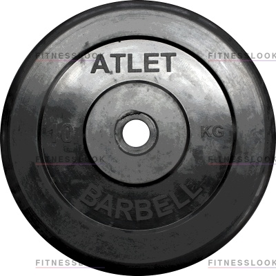 MB Barbell Atlet - 26 мм - 10 кг из каталога дисков, грифов, гантелей, штанг в Уфе по цене 3150 ₽
