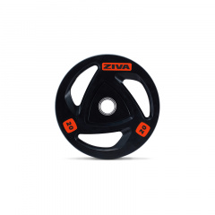 Ziva 25 кг ZIVA ZVO-DCRB-2307 серии ZVO резиновое покрытие из каталога дисков для штанги с посадочным диаметром 50 мм. в Уфе по цене 9780 ₽
