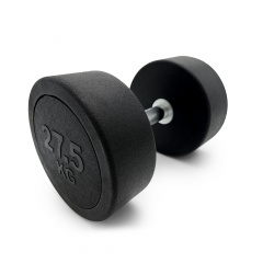 UnixFit PRO 27,5 кг DBRND27_5PBK из каталога обрезиненных гантелей в Уфе по цене 8930 ₽