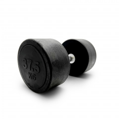 UnixFit PRO круглая  37,5 кг DBRND37_5PBK из каталога обрезиненных гантелей в Уфе по цене 11900 ₽