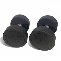 UnixFit PRO круглая 22,5 кг DBRND22_5PBK из каталога обрезиненных гантелей в Уфе по цене 7570 ₽