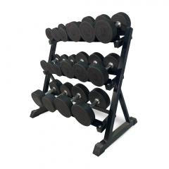 UnixFit DumRack Hexagon PRO (300 кг) из каталога стоек для гантелей в Уфе по цене 28890 ₽