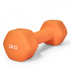 UnixFit 2 кг Orange DBNEO2OG из каталога неопреновых  гантелей в Уфе по цене 940 ₽