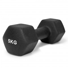 UnixFit 5 кг Black DBNEO5BK из каталога неопреновых  гантелей в Уфе по цене 2130 ₽