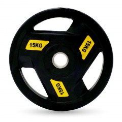 UnixFit PRO 15 кг, 51 мм DG15RUBPYL из каталога дисков для штанги с посадочным диаметром 50 мм. в Уфе по цене 5870 ₽