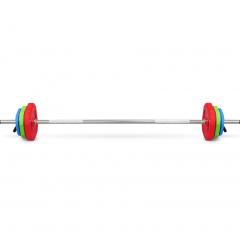 Bronze Gym Бодипамп (гриф, весовые диски 2X1,25КГ, 2X2, 5КГ, 2X5КГ, ПАРА ЗАМКОВ) из каталога штанг в Уфе по цене 10700 ₽