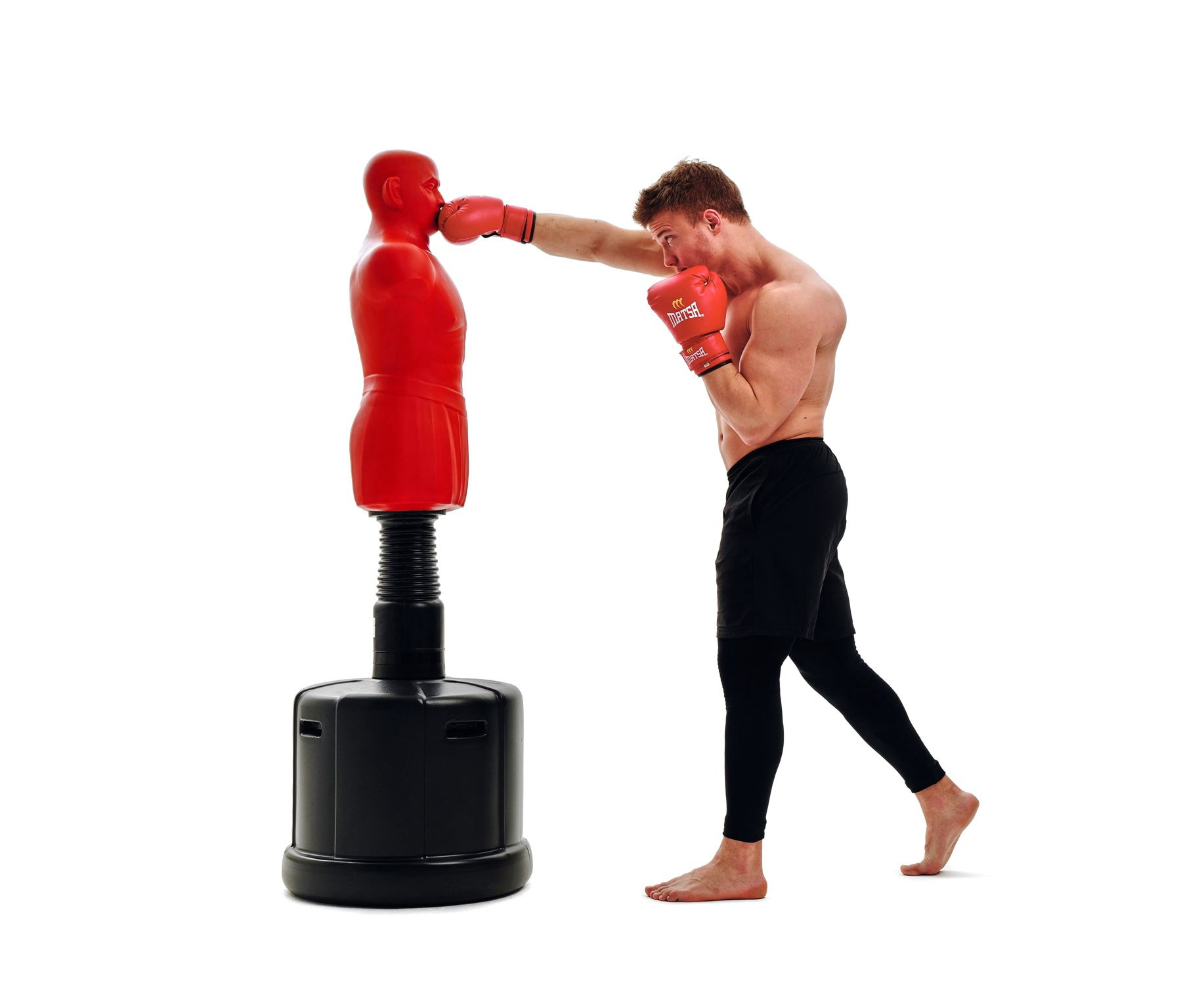 Манекен для бокса DFC Boxing Punching Man-Medium TLS-BR (красный) 163 см