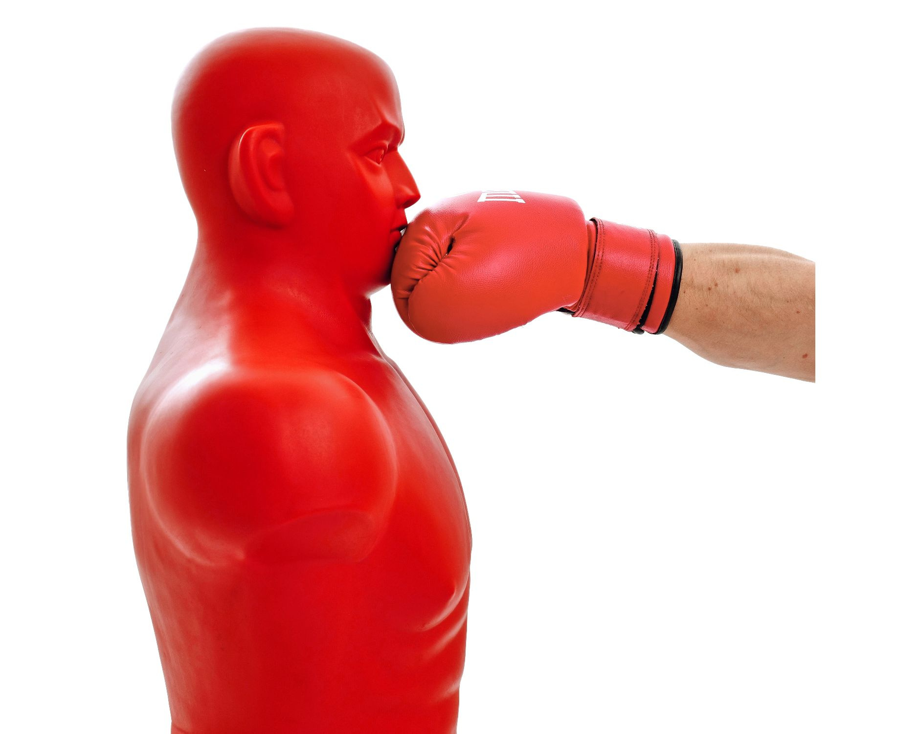 Манекен для бокса DFC Boxing Punching Man-Medium TLS-BR (красный) 163 см