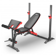 Скамья для жима со стойками UnixFit BENCH 130DD в Уфе по цене 26890 ₽