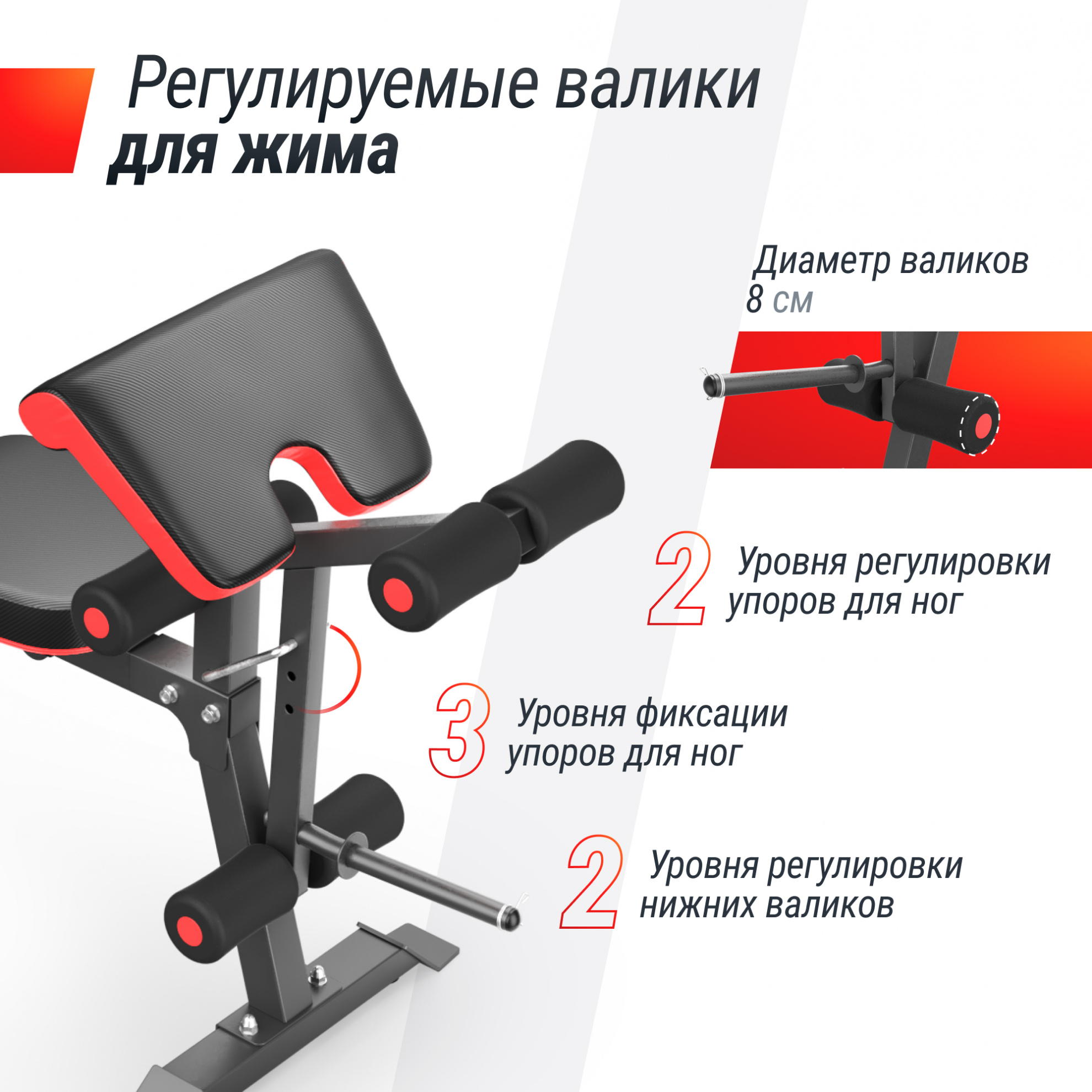 UnixFit BENCH 160 профессиональныйе силовые скамьи