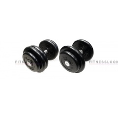 MB Barbell - 63.5 кг из каталога обрезиненных гантелей в Уфе по цене 20400 ₽