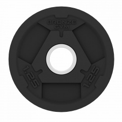 Bronze Gym 1,25 кг BGPLR012 из каталога дисков для штанги с посадочным диаметром 50 мм. в Уфе по цене 430 ₽
