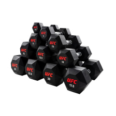 Octagon Dumbbell 10 пар от 2,5 до 25кг в Уфе по цене 207240 ₽ в категории гантельные ряды UFC