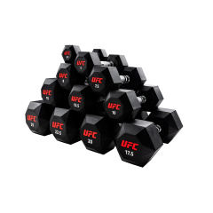 Octagon Dumbbell 5 пар от 10 до 20кг в Уфе по цене 113095 ₽ в категории гантельные ряды UFC