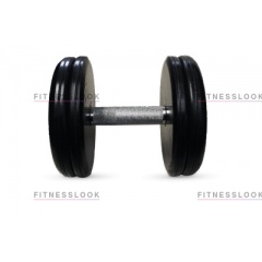 MB Barbell классик - 19 кг из каталога обрезиненных гантелей в Уфе по цене 3490 ₽