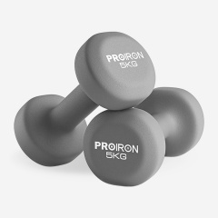 Proiron 2шт по 5кг из каталога неопреновых  гантелей в Уфе по цене 2640 ₽