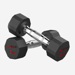 Proiron 3кг - 2шт из каталога обрезиненных гантелей в Уфе по цене 2210 ₽