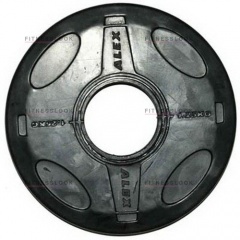 AeroFit Alex - 50 мм - 1.25 кг из каталога дисков для штанги с посадочным диаметром 50 мм. в Уфе по цене 600 ₽