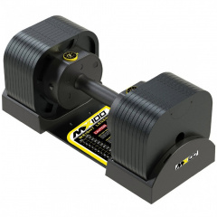 MX Select MX100 EVO, эргономичная прорезиненная рукоять, вес 5.9-45.4 кг, 1 шт из каталога разборных (наборных) гантелей в Уфе по цене 37320 ₽