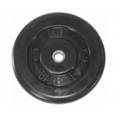 MB Barbell 10 кг металлическая втулка из каталога дисков для штанги с посадочным диаметром 30 мм.  в Уфе по цене 4450 ₽