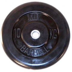 MB Barbell 10 кг металлическая втулка из каталога дисков для штанги с посадочным диаметром 26 мм.  в Уфе по цене 4450 ₽