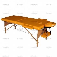 Массажный стол складной DFC Nirvana Relax - горчица в Уфе по цене 17990 ₽