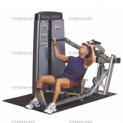 Body Solid ProDual DPRS-SF - жим от груди / жим от плеч из каталога грузоблочных тренажеров в Уфе по цене 358700 ₽