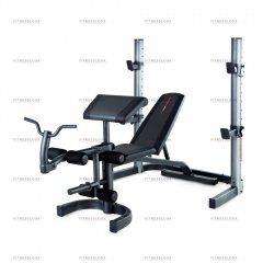 Weider Pro 490 DC - со стойками из каталога стоек для штанги со скамьей в Уфе по цене 27990 ₽