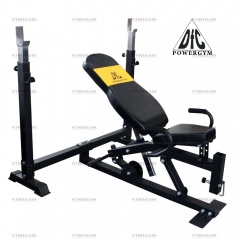 DFC PowerGym  BN014 - со стойками из каталога стоек для штанги со скамьей в Уфе по цене 26990 ₽