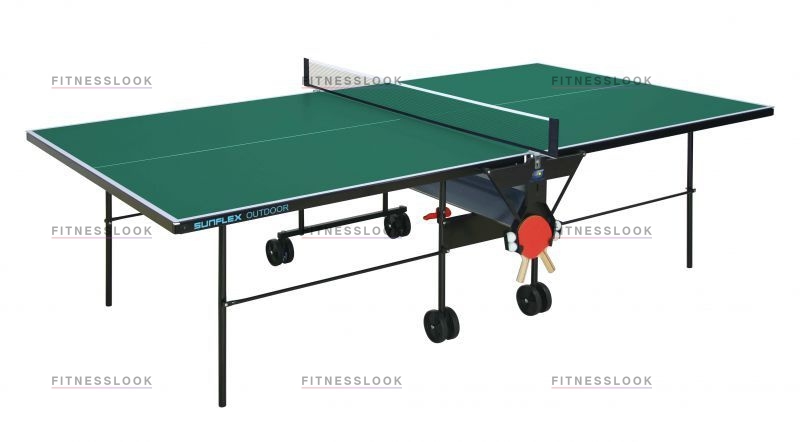 Sunflex Outdoor - зеленый из каталога влагостойких теннисных столов в Уфе по цене 42500 ₽