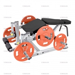 AeroFit Plate Load PLLC - сгибание ног лежа из каталога тренажеров на свободных весах в Уфе по цене 82500 ₽